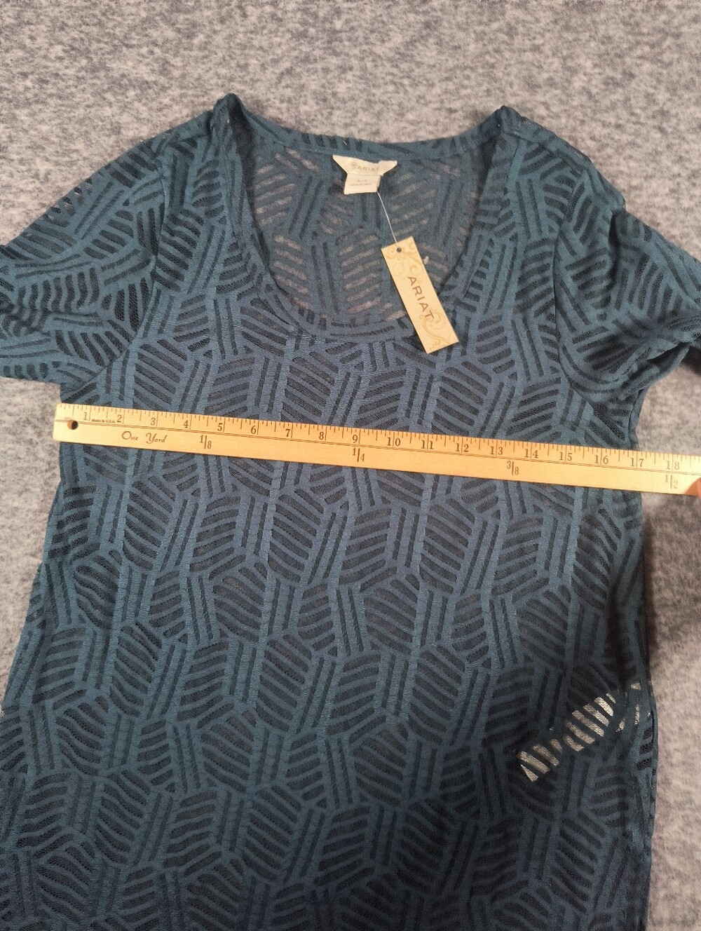 NWT Ariat Nori Tunic, Women's Size Small, Dark Teal - Picture 8 of 16